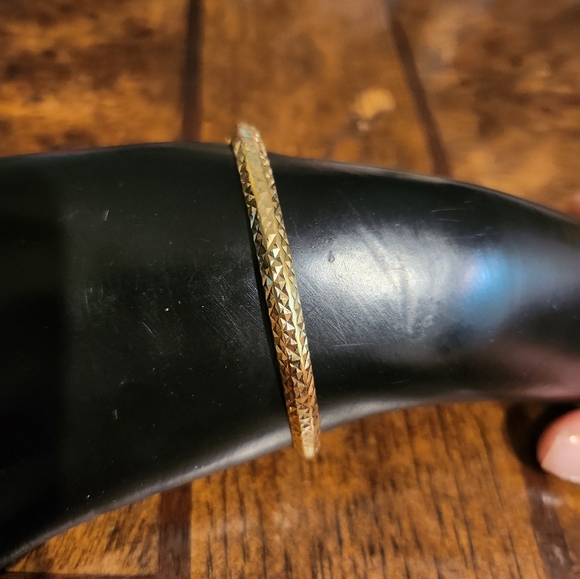 925 Sterling Silver gold plated bracelet